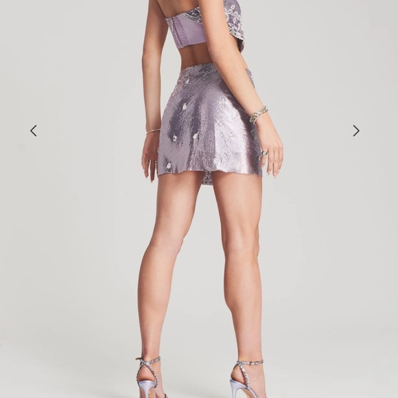 Retrofete Malta embellished chainmail skirt - Picture 2 of 5